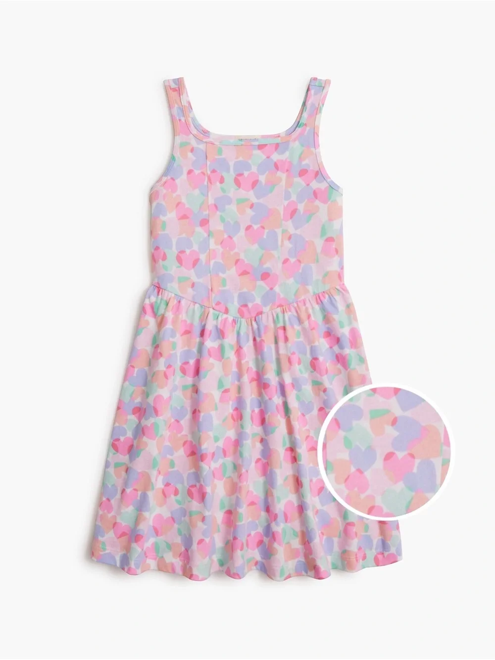 crewcuts heart print cotton dress - Picture 1 of 4